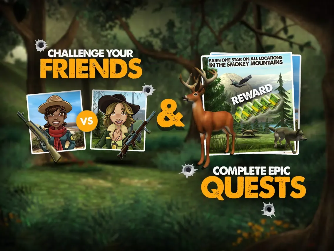 Tangkapan layar Big Buck Hunter Outdoor Adventures iPad 