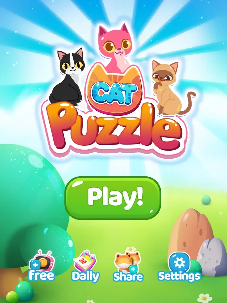Cat Puzzle Perfection! iPad  Screenshots