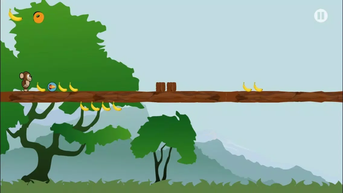 Capturas de tela do Flash Monkey: Free Monkey running game + collecting bananas