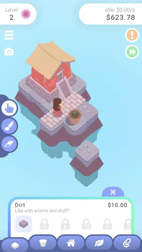 Capturas de tela do Idle Garden Inc