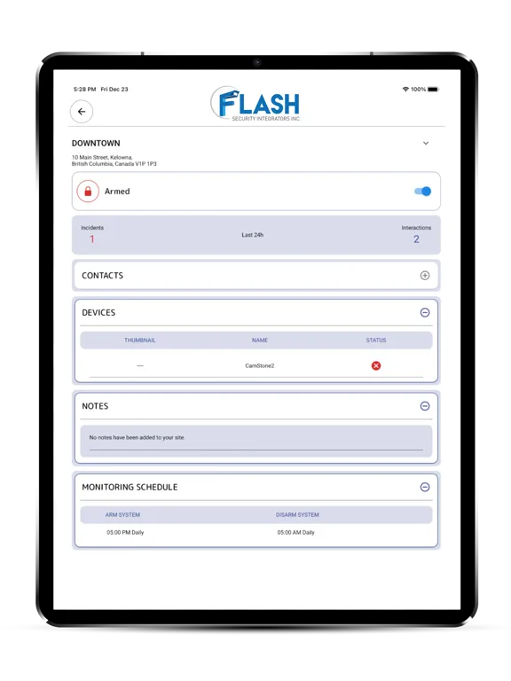 Flash Security Guard iPad  Ekran Görüntüleri