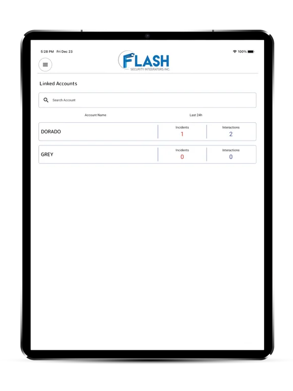 Flash Security Guard iPad  Ekran Görüntüleri