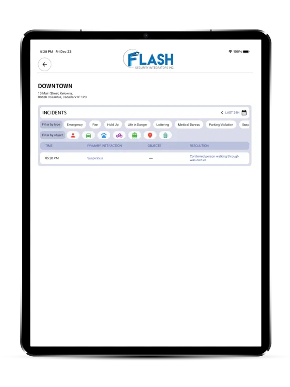 Flash Security Guard iPad  Ekran Görüntüleri