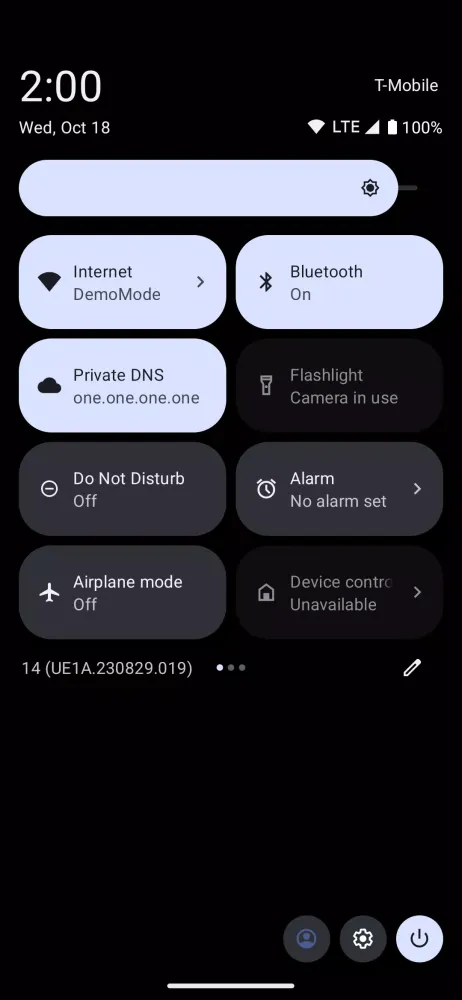 Private DNS Quick Setting Screenshots