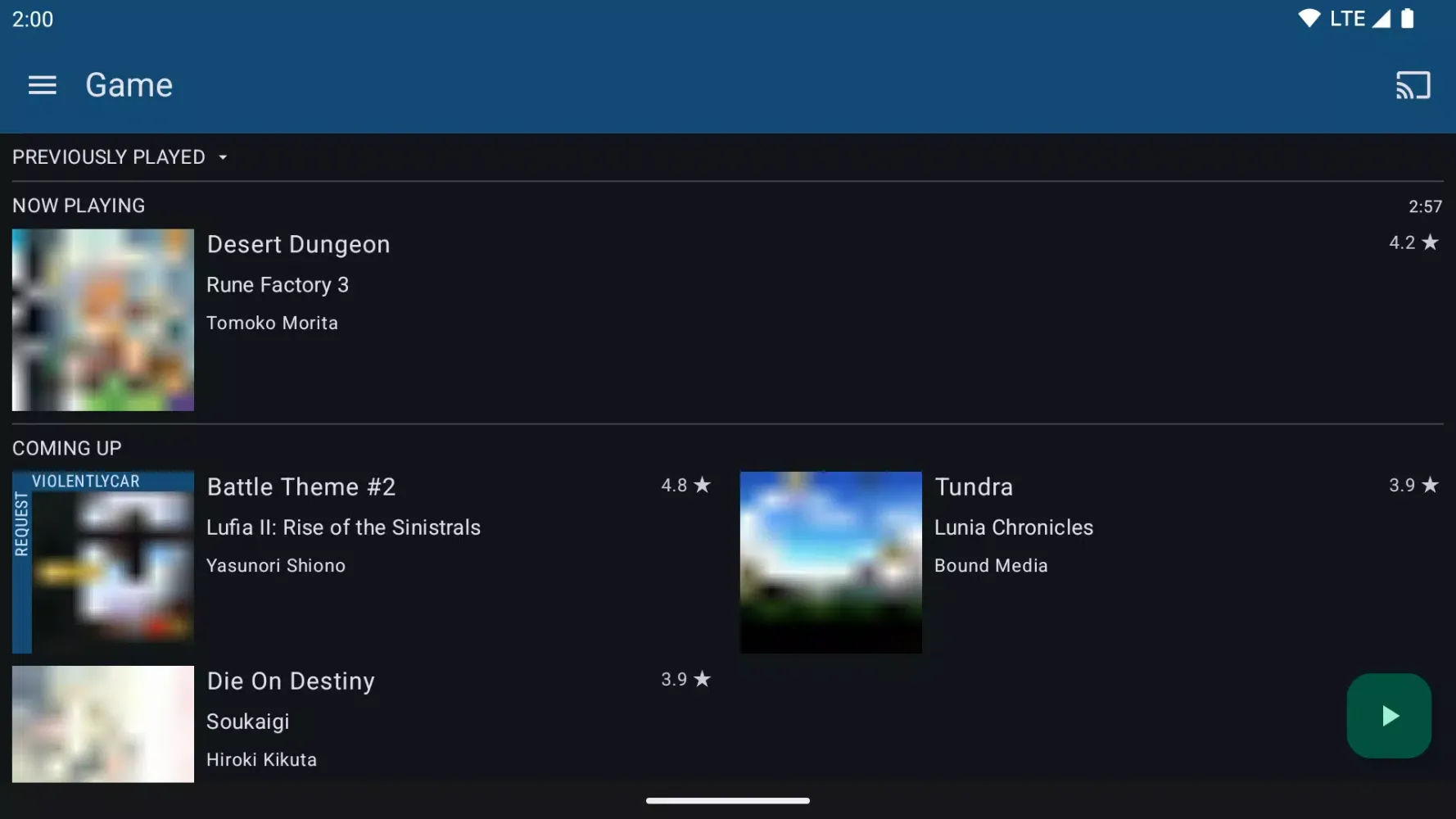 Player for Rainwave应用截图
