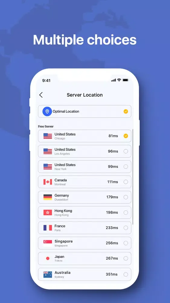 Capturas de tela do VPN Fast and Steady