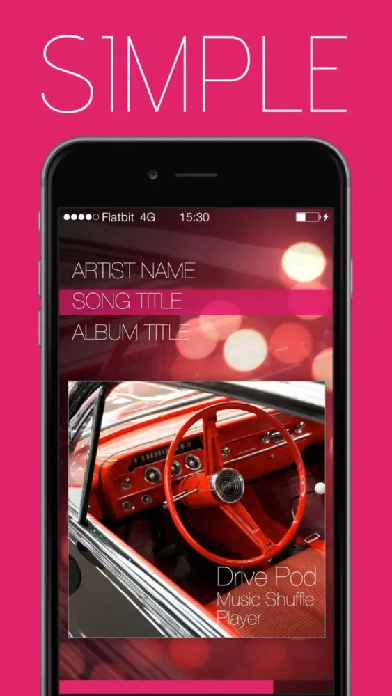 Screenshot di music player[dlive AD] Let`s enjoy safety&comfortable drive with music!