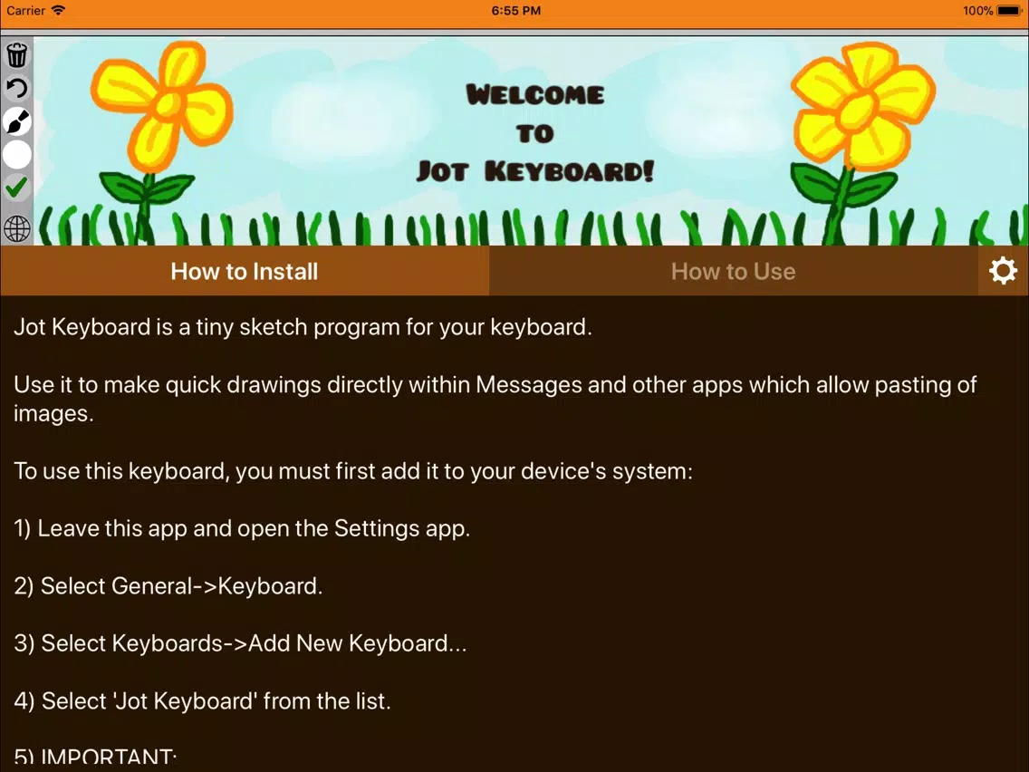 Jot Keyboard iPad  Screenshots
