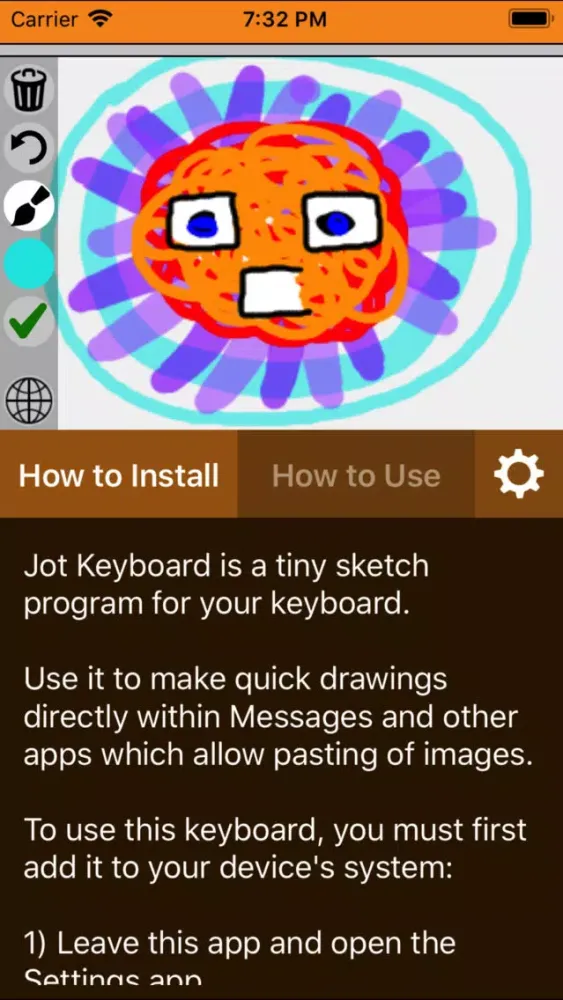 Скриншоты Jot Keyboard