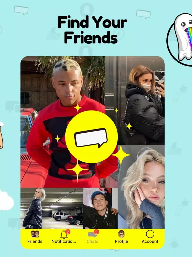 BUD - Chat, Vibe, Make Friends iPad 应用截图
