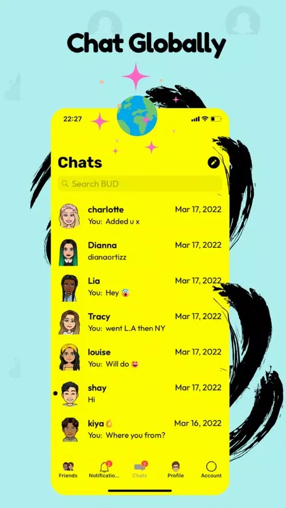 BUD - Chat, Vibe, Make Friends应用截图