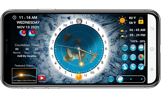 Flat Earth Sun & Moon Clock Screenshots