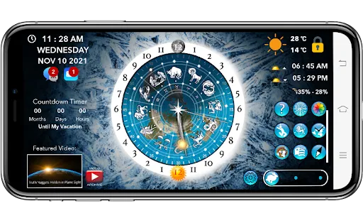Flat Earth Sun & Moon Clock Screenshots