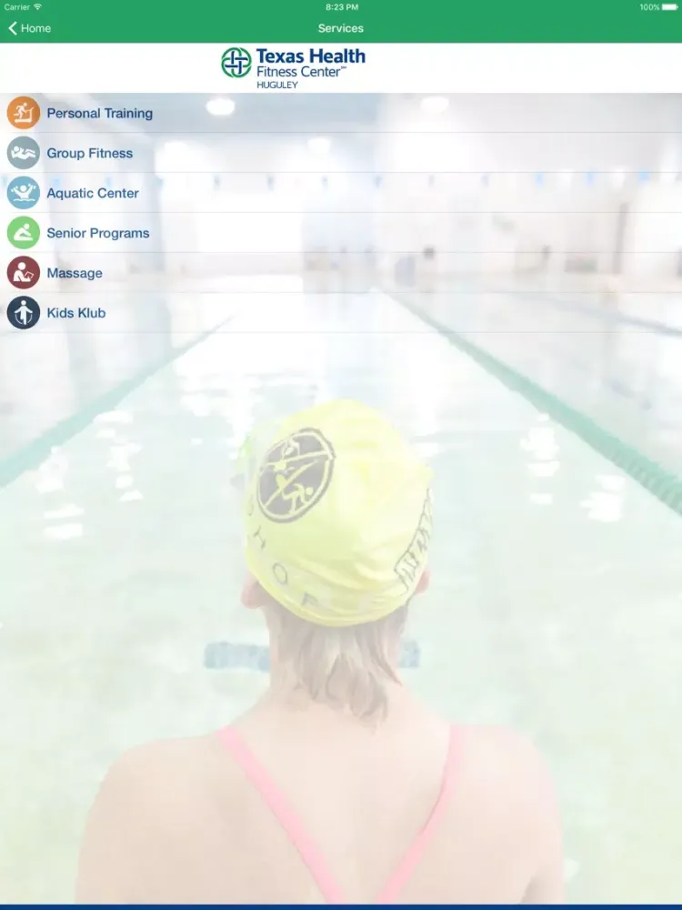 Huguley Fitness iPad 應用截圖