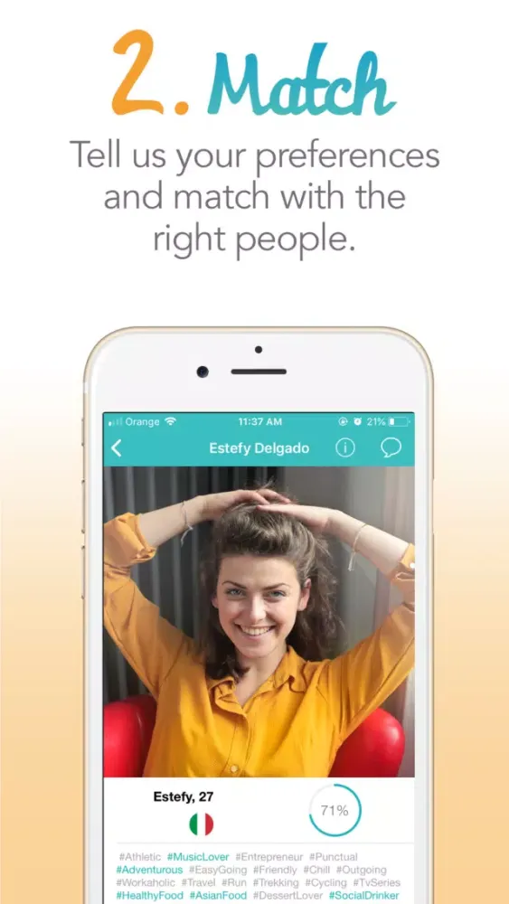 Capturas de tela do FlatFit:Roommate & Room finder