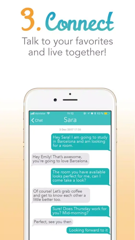 Capturas de tela do FlatFit:Roommate & Room finder