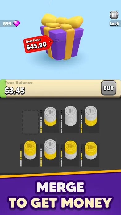 Captures d'écran de Merge Money 3D