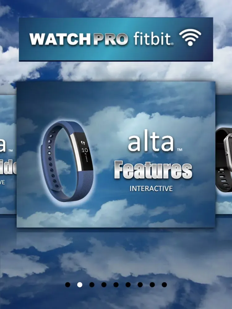 WatchPro for Fitbit iPad  Screenshots