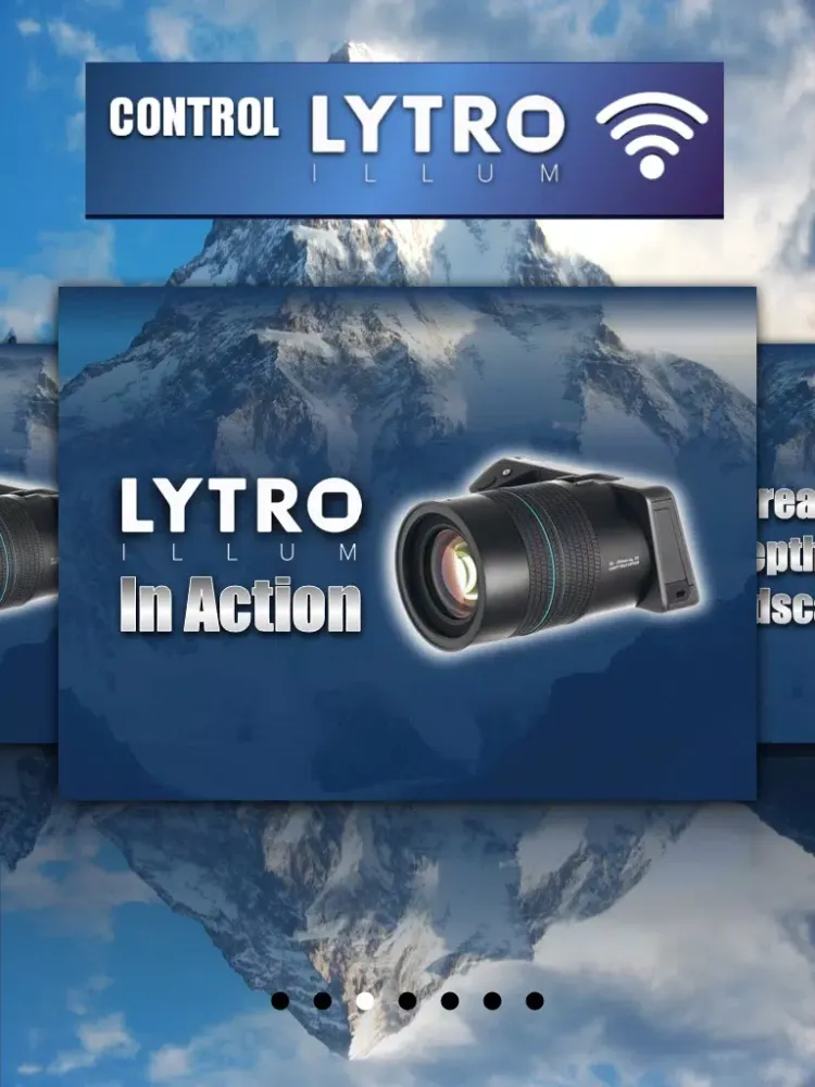 LYTRO Illum Control iPad  Screenshots