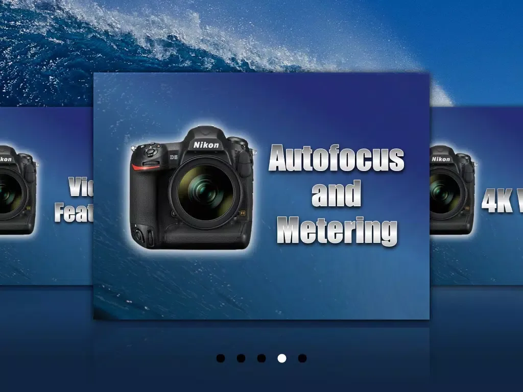Скриншоты Nikon D5 Advanced Overview iPad 
