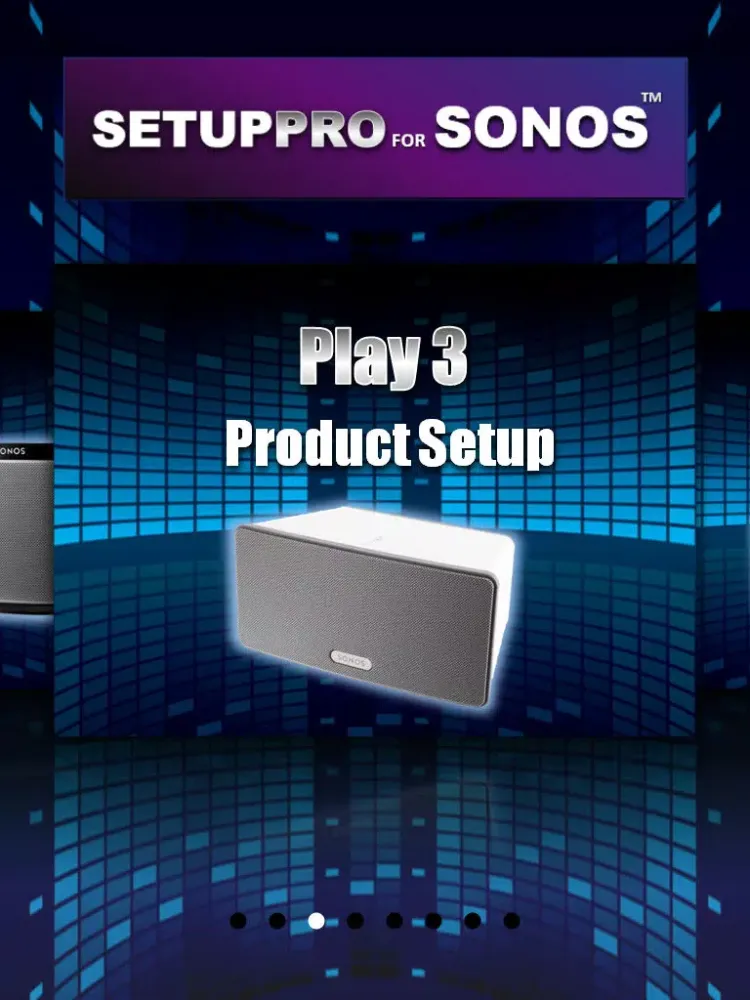 ภาพหน้าจอของ Pro Setup for Sonos Surround Sound iPad 