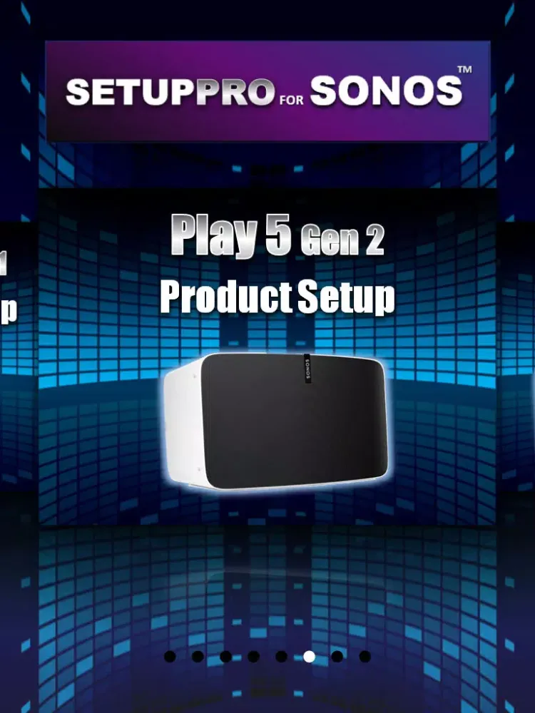 ภาพหน้าจอของ Pro Setup for Sonos Surround Sound iPad 