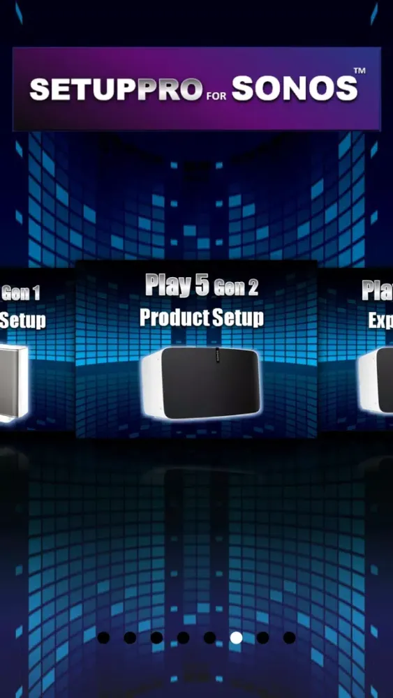 ภาพหน้าจอของ Pro Setup for Sonos Surround Sound