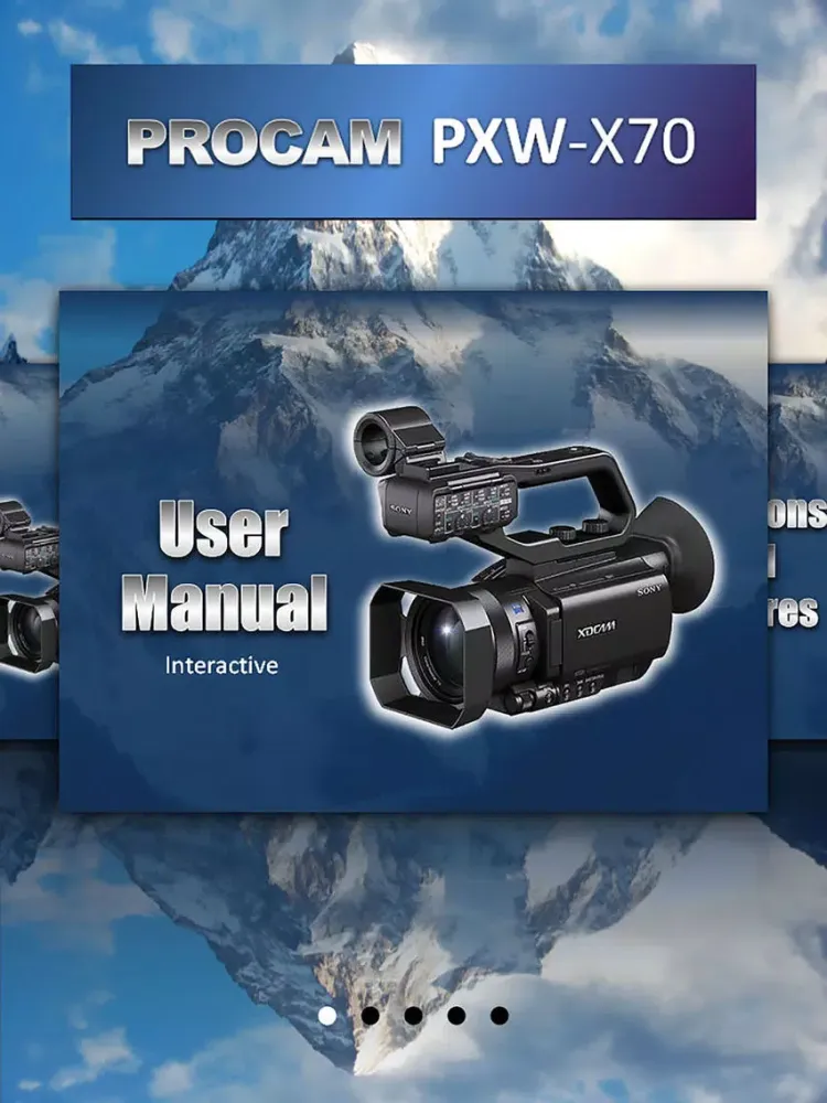 PROCAM for Sony PXW X70 iPad  Screenshots