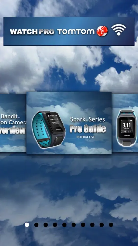 Capturas de tela do Watchpro for TomTom Fitness and Bandit Action Camera