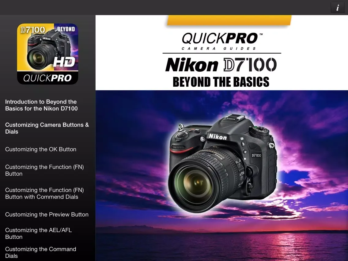 تصاویر Nikon D7100 Beyond the Basics by QuickPro HD iPad 