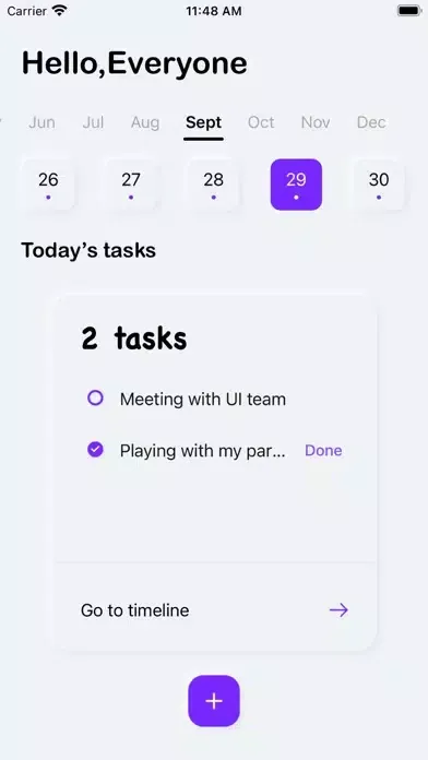 Скриншоты Happy Flat to do - day task