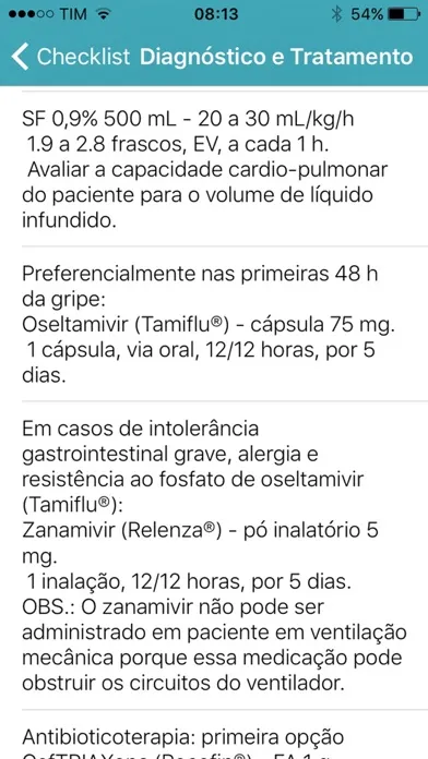 Caso Clinico Screenshots