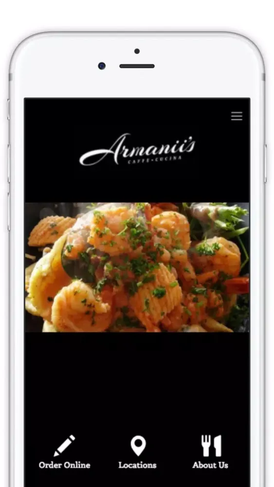 Zrzuty ekranu Armanii's Caffe Cucina