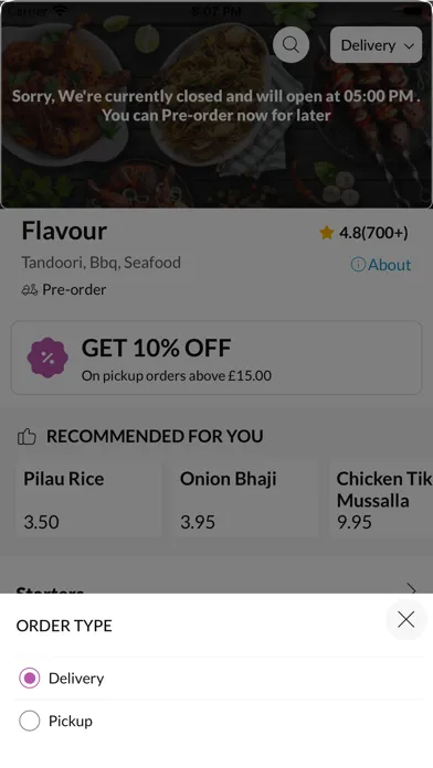 Flavour BurgessHill, Ekran Görüntüleri