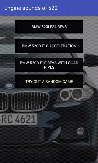 Engine sounds of 520i 520d Screenshots