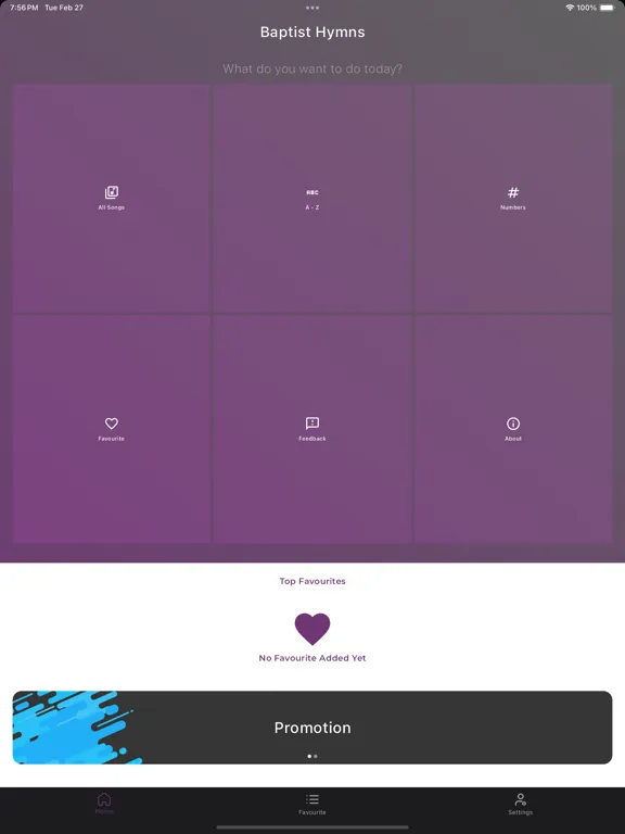 Baptist Hymns Offline iPad  Screenshots