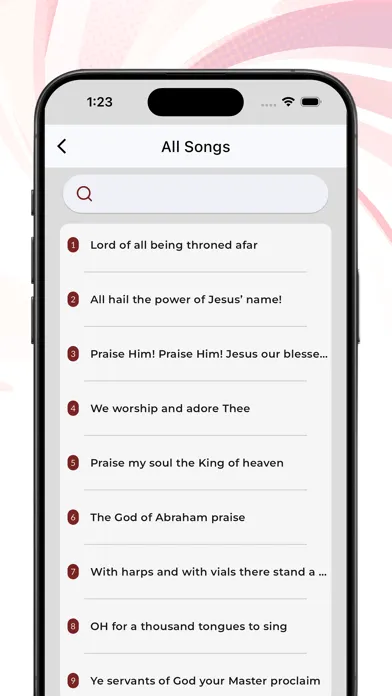 Baptist Hymns Offline Screenshots