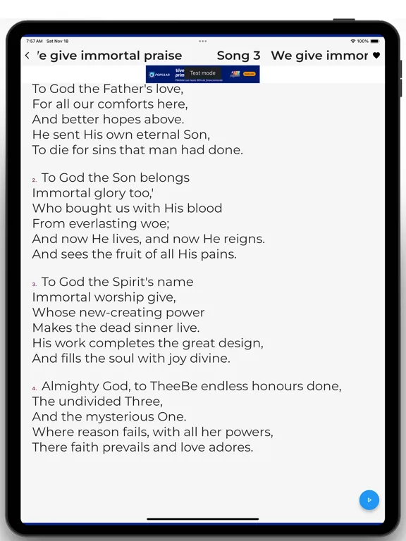 MFM Hymns (Offline) iPad 应用截图