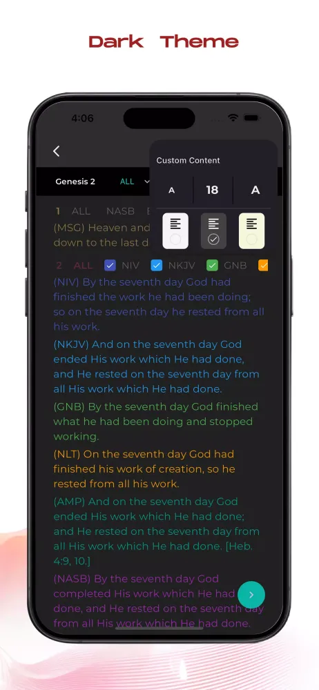 MultiVersion Int Bible Offline Screenshots