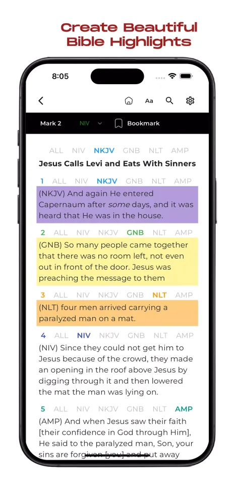 MultiVersion Int Bible Offline Screenshots