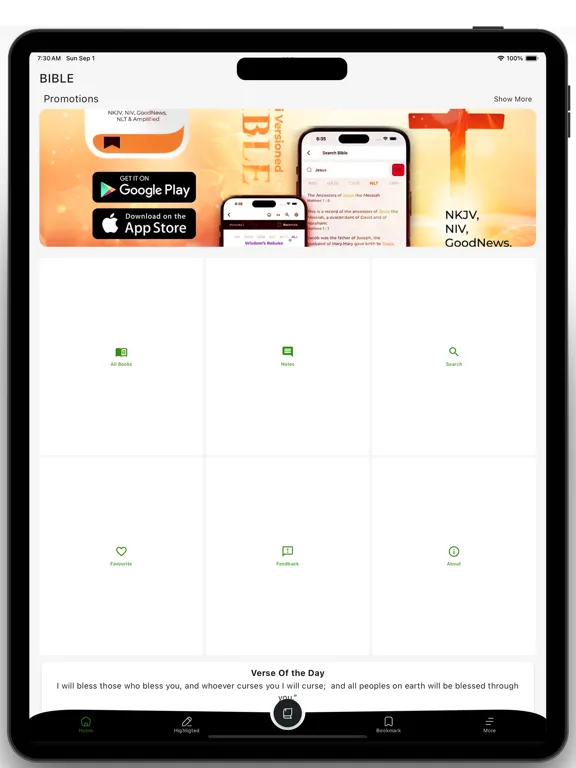 MVIB Bible iPad  Screenshots