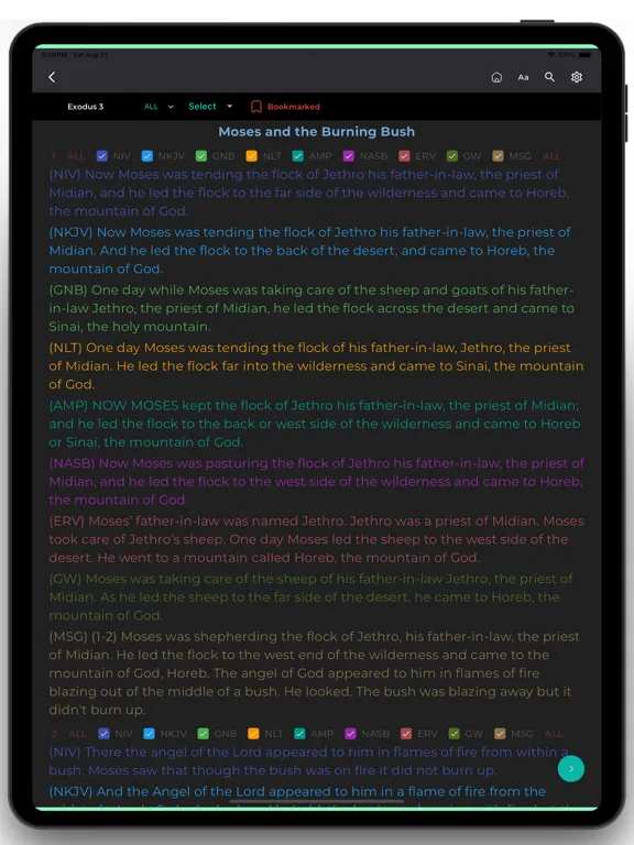 MVIB Bible iPad  Screenshots