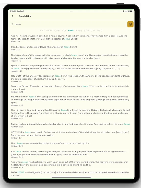 MVIB Bible iPad  Screenshots