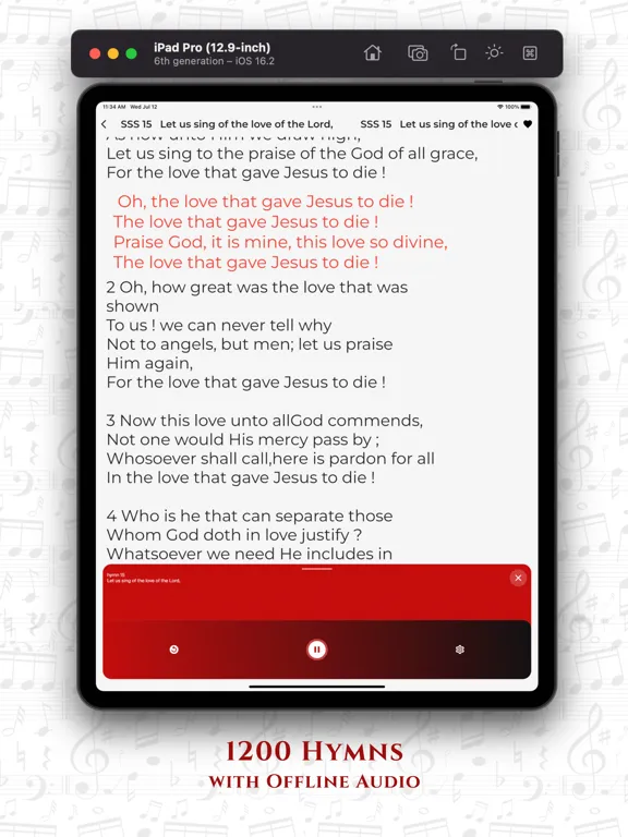Скриншоты Sacred Songs & Solos (Offline) iPad 
