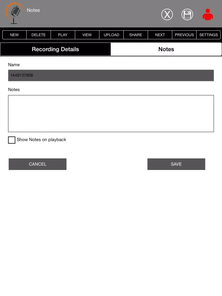 Zrzuty ekranu 151-151 Conversation Recorder iPad 