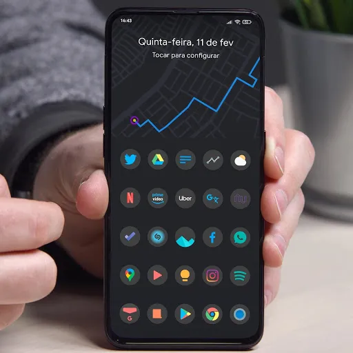 Black Pie - Icon Pack Screenshots