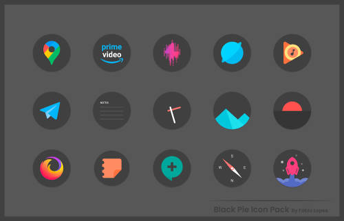 Black Pie - Icon Pack-screenshot-6