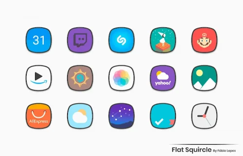 Flat Squircle - Icon Pack-screenshot-4