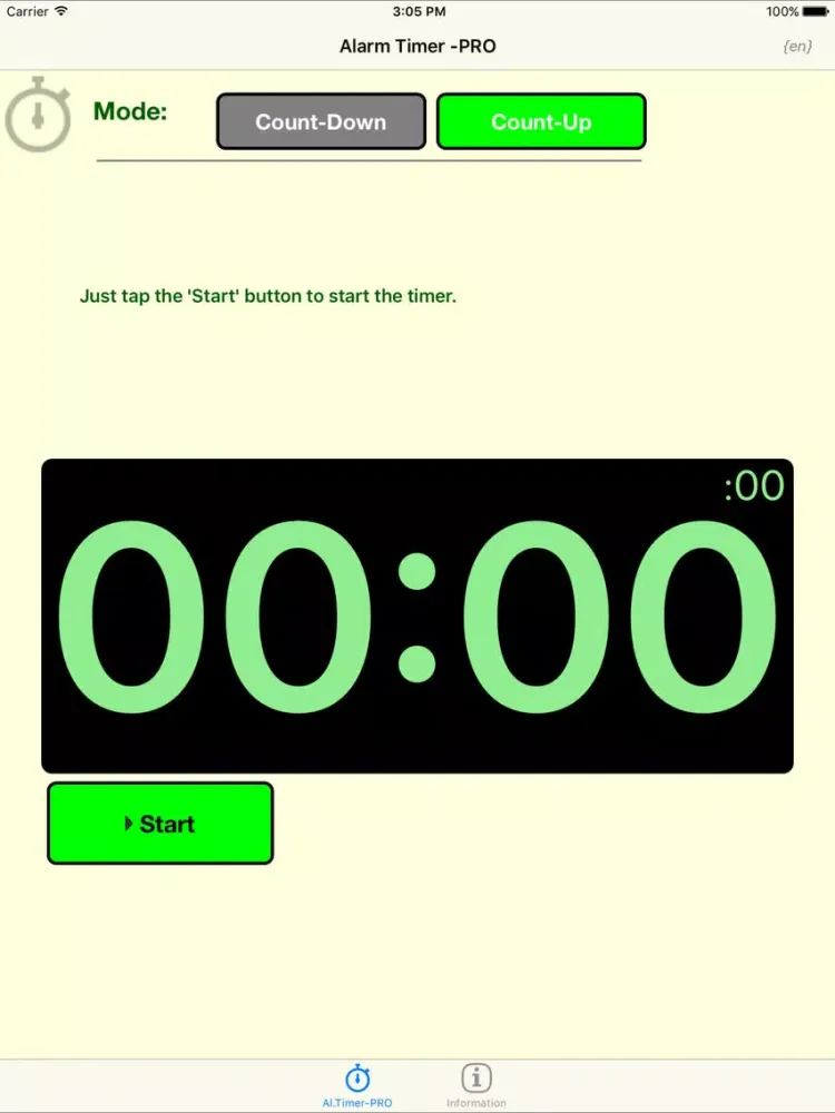 Tangkapan skrin Alarm Timer -PRO iPad 