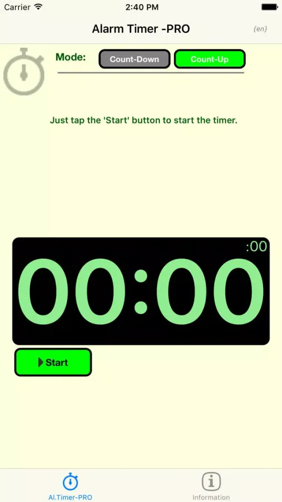 Tangkapan skrin Alarm Timer -PRO